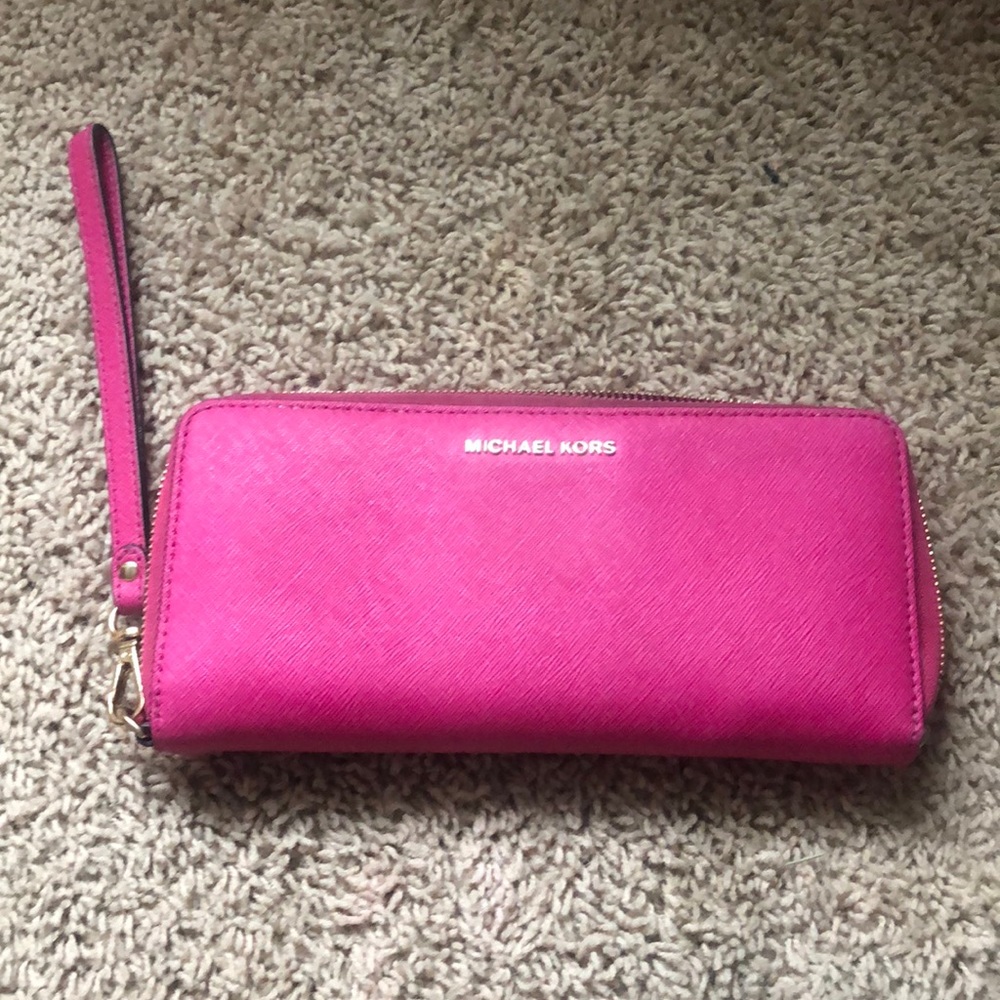 Hot Pink MK wallet